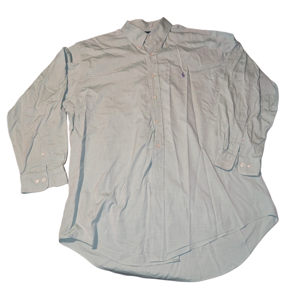 Ralph Lauren Light Green Casual Button Down Shirt